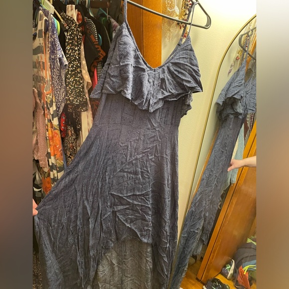 Rewind High-Low Dress with Drop Sleeves - Picture 1 of 5